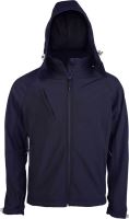 MEN'S DETACHABLE Kapucnis felső SOFTSHELL JACKET Navy